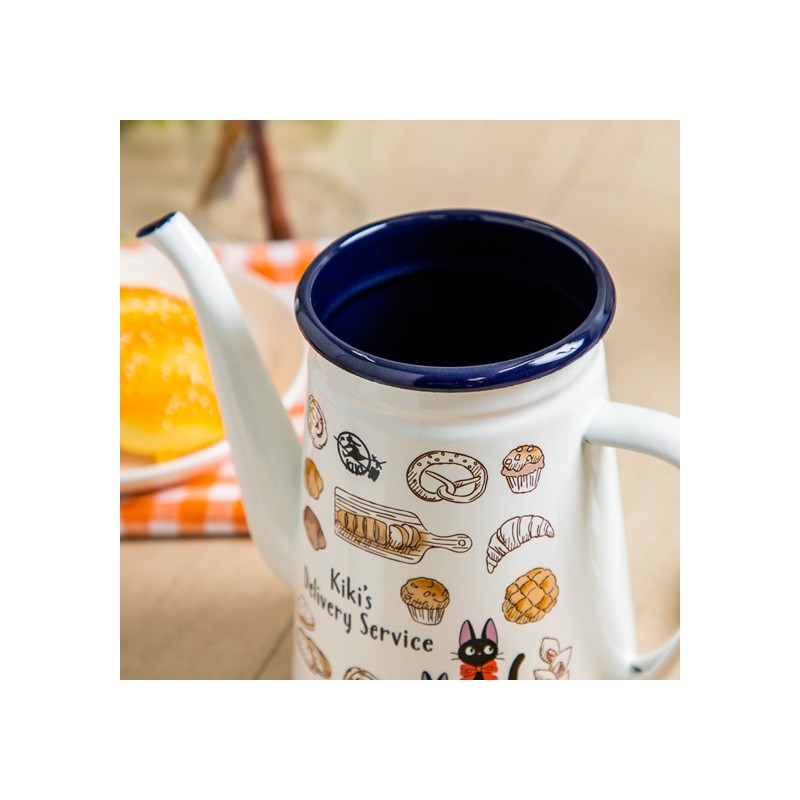 Kitchen and tableware - Enamel Tea Pot Viennese pastries 1,1l - Kiki's Delivery Service