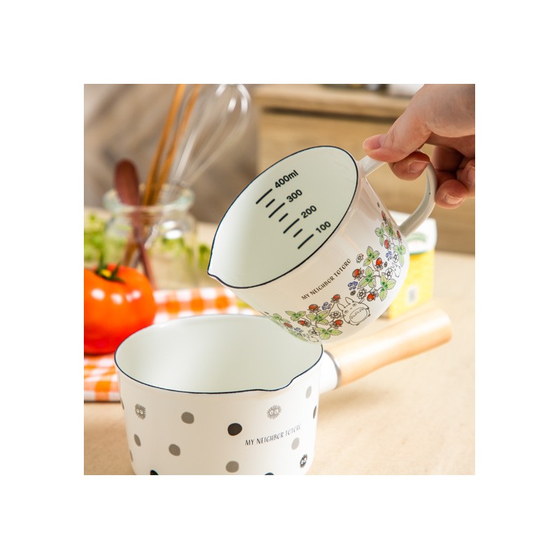 Cuisine et vaisselle - Tasse à mesurer émail Noiraudes 450ml - Mon Voisin Totoro