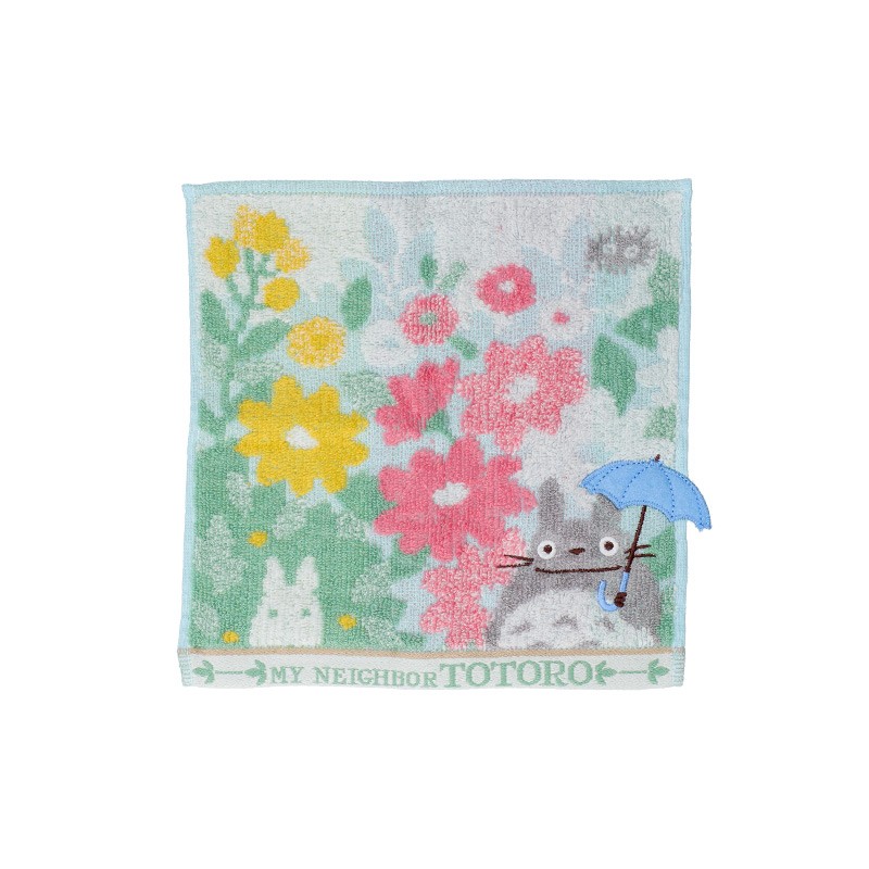 Household linen - Mini Towel Totoro Flower Fields 25x25 cm - My Neighbor Totoro