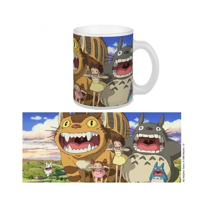 Tazas y tazones - Taza Ghibli 02 - Nekobus & Totoro - Mi vecino Totoro