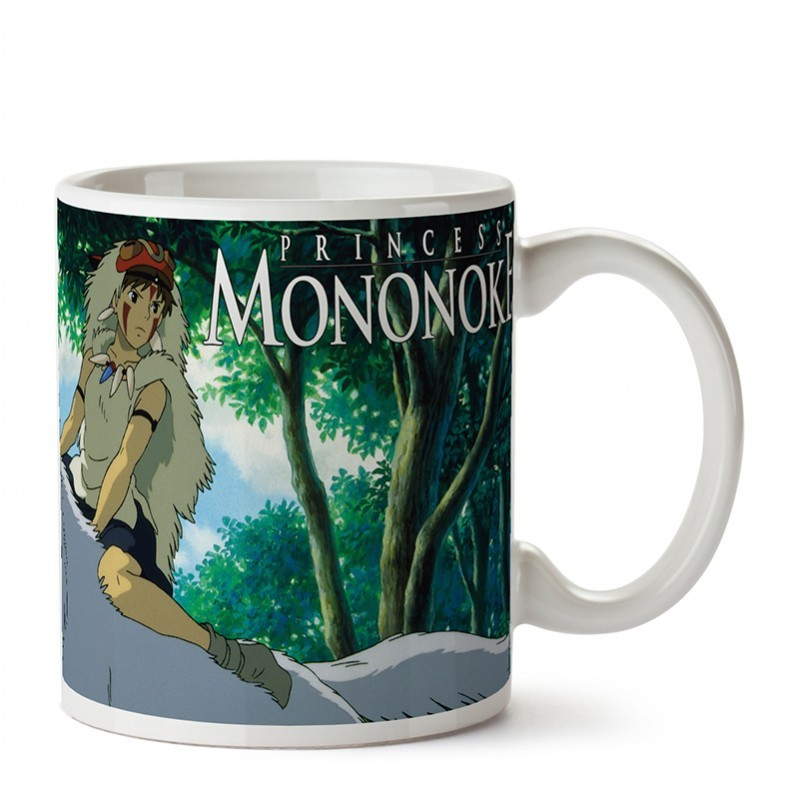 Tazas y tazones - Taza Ghibli 05 - Mononoke - La princesa Mononoke