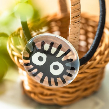 Accesorios - Elástico capilar transparente Puntos negros - Mi vecino Totoro