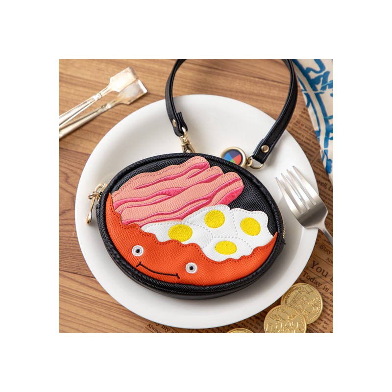 Accessories - Purse Calcifer & Bacon and Egg - Howl's Moving Castle