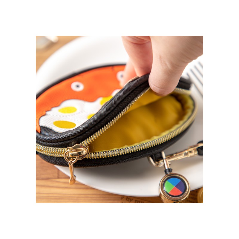 Accessories - Purse Calcifer & Bacon and Egg - Howl's Moving Castle