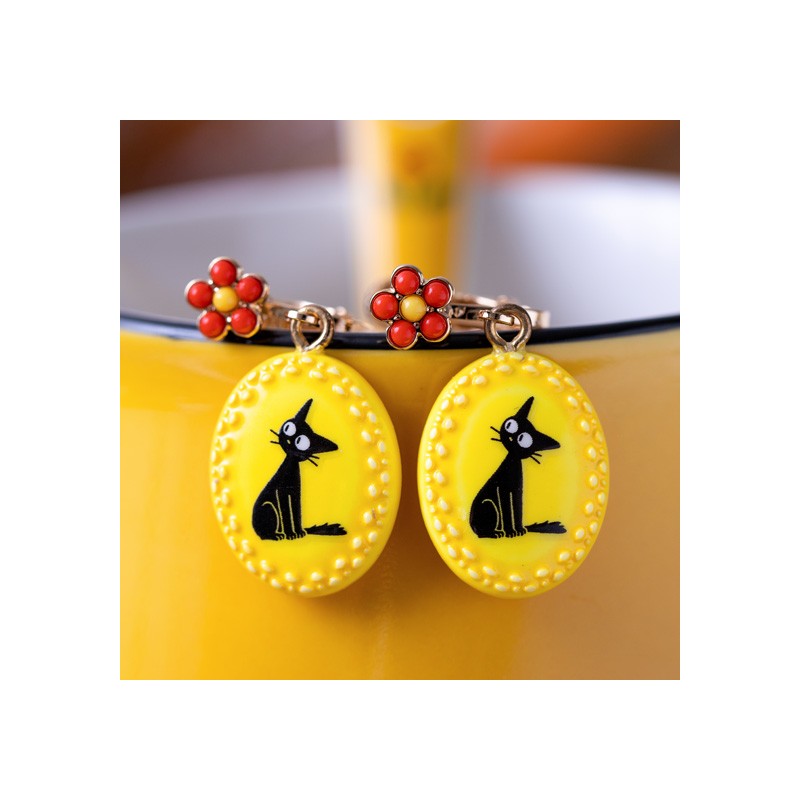 Joyería - Pendientes de clip amarillo fantasía Jiji - Nicky la petite sor