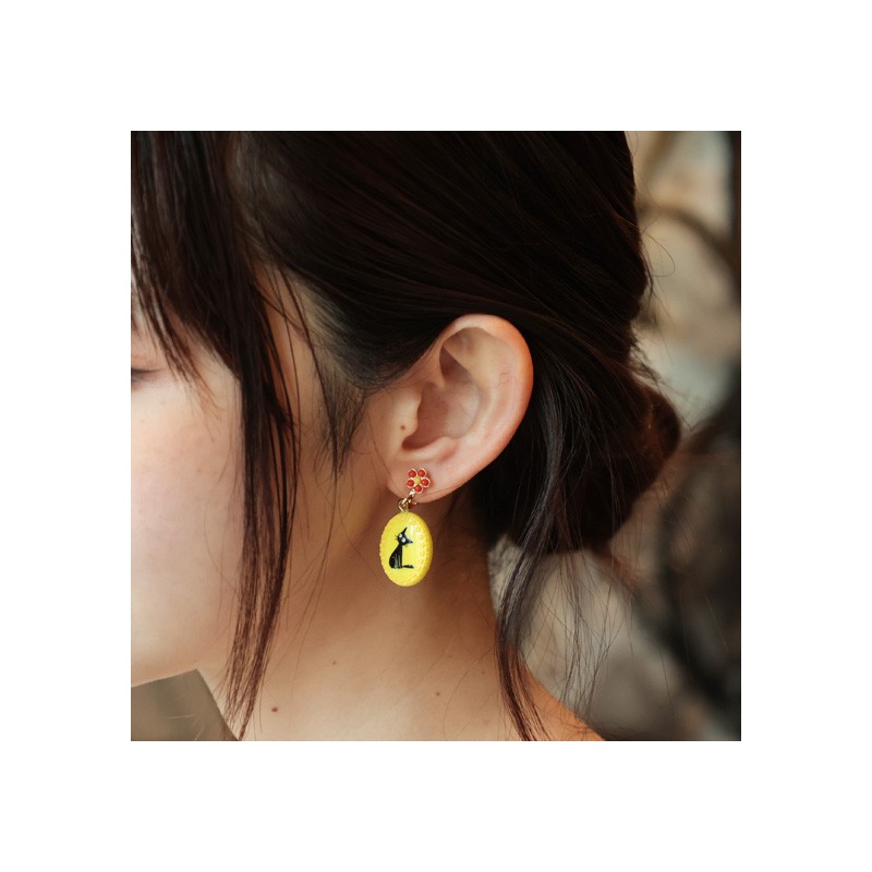 Joyería - Pendientes de clip amarillo fantasía Jiji - Nicky la petite sor