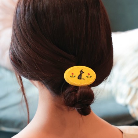 Accesorios - Elástico de pelo amarillo de fantasía Jiji - Nicky, la aprendiz de bruja