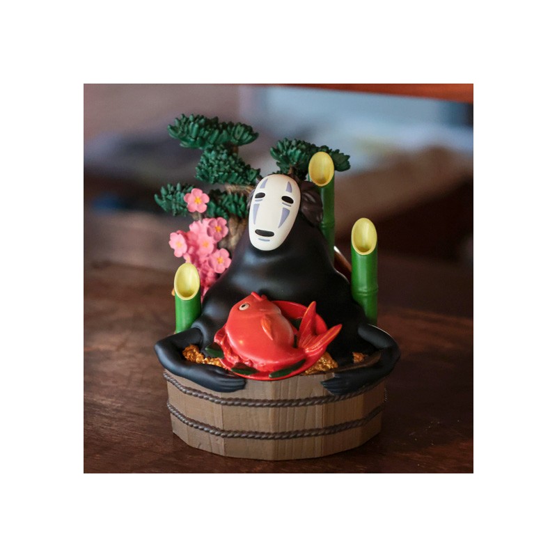 Décoration - Diorama No Face Golden bucket & bamboos - Spirited Away