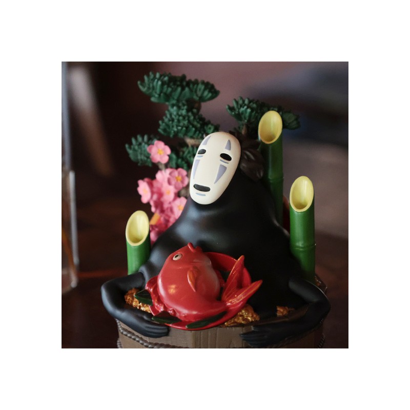 Décoration - Diorama No Face Golden bucket & bamboos - Spirited Away