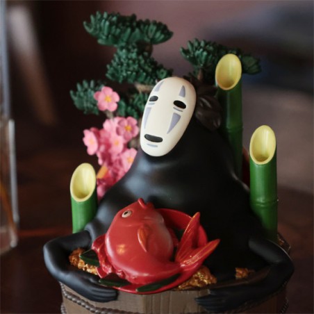 Décoration - Diorama No Face Golden bucket & bamboos - Spirited Away