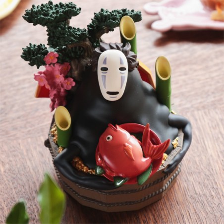 Décoration - Diorama No Face Golden bucket & bamboos - Spirited Away