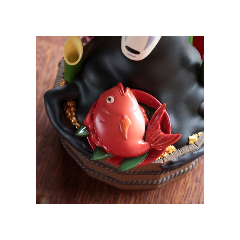 Décoration - Diorama No Face Golden bucket & bamboos - Spirited Away