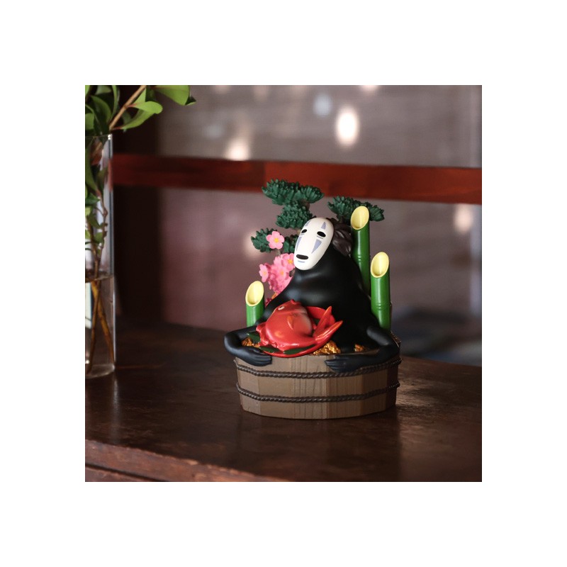 Décoration - Diorama No Face Golden bucket & bamboos - Spirited Away