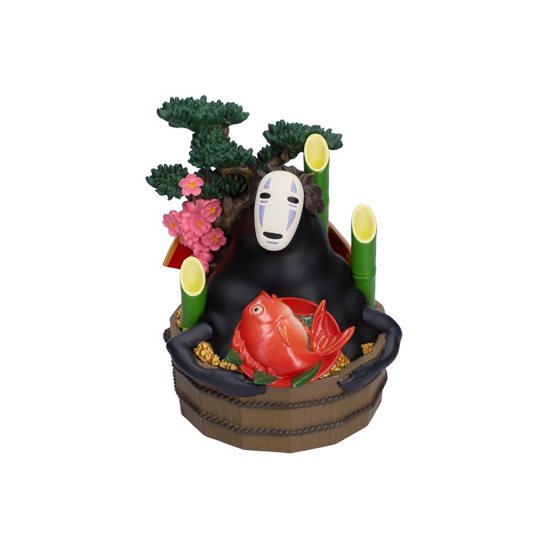 Décoration - Diorama No Face Golden bucket & bamboos - Spirited Away