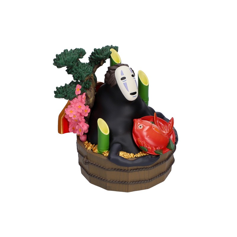 Décoration - Diorama No Face Golden bucket & bamboos - Spirited Away