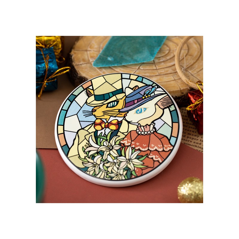 Kitchen and tableware - Ceramic Coaster Baron & Louise - Whisper of the Heart