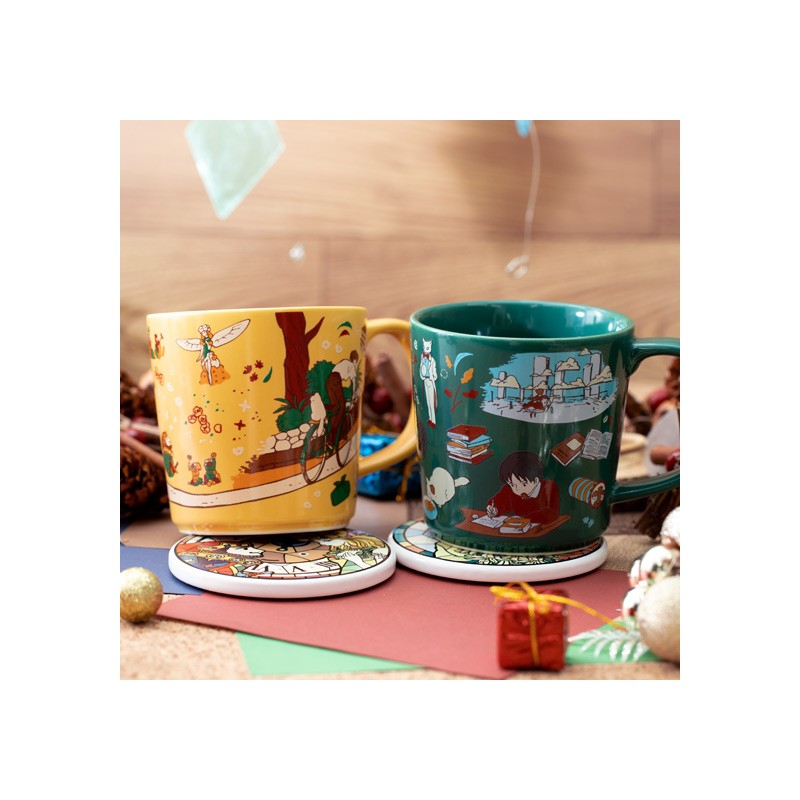 Kitchen and tableware - Ceramic Coaster Baron & Louise - Whisper of the Heart