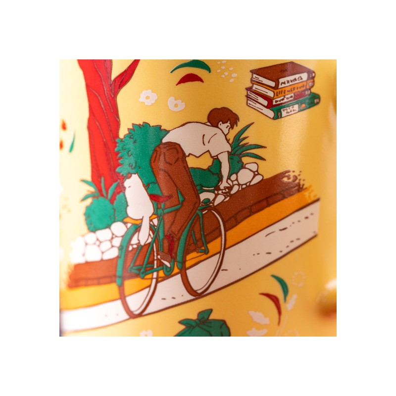 Mugs and cups - Ceramic Cup Chasing the cat - Whisper of the Heart