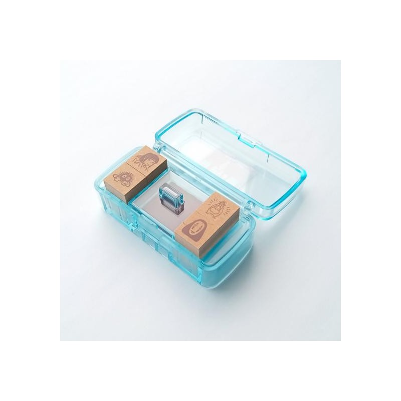 Small equipment - Chihiro takes the train Mini Stamp Set Blue - Spirited Away