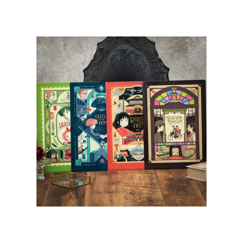 Classement - Chemise Art Déco A4 - Le Château dans le ciel