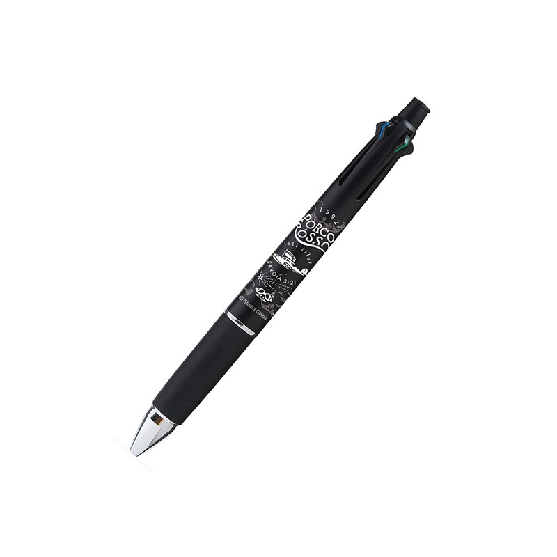 Escritura - Bolígrafo Savoia negro de 4 colores - negro Porco Rosso