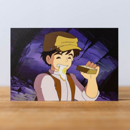 Postales y papel de cartas - Postal Pazu Goûter - El castillo en el cielo