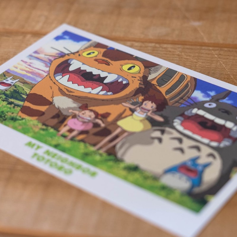 Postales y papel de cartas - Postal Rugiente - Mi vecino Totoro