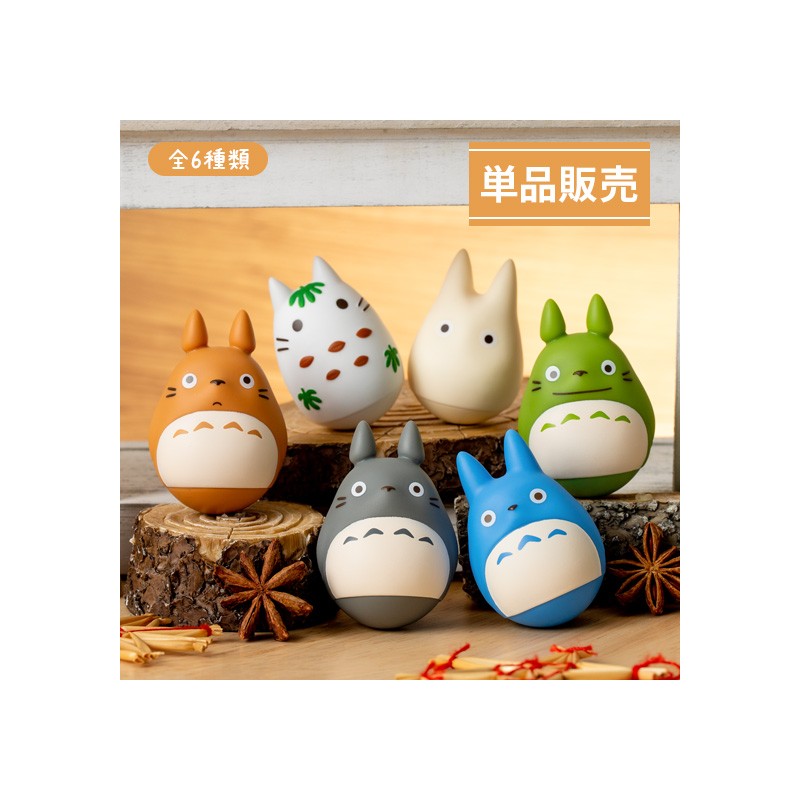 Figurines - Pose Collection Assort. of 6 Roly-poly figurines - My Neighbor Totoro