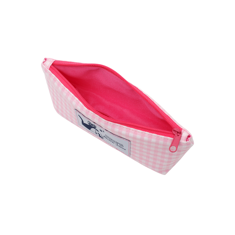 Archivadores - Estuche a cuadros rosa - Nicky, la aprendiz de bruja