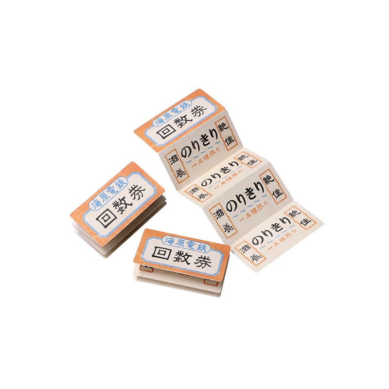 Petit matériel - Mini Bloc-Note Chihiro Ticket de Train - Le Voyage de Chihiro