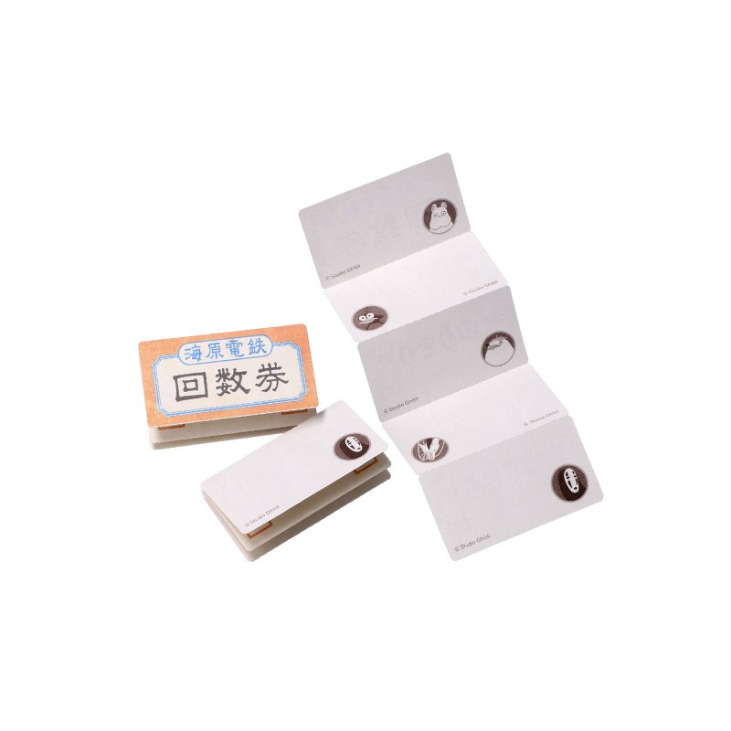 Petit matériel - Mini Bloc-Note Chihiro Ticket de Train - Le Voyage de Chihiro