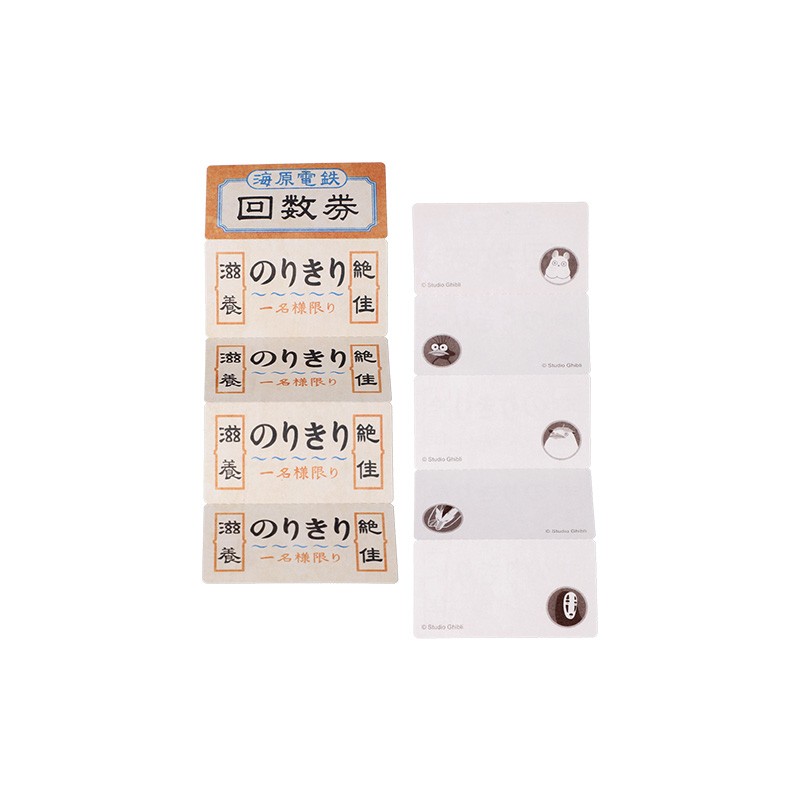 Petit matériel - Mini Bloc-Note Chihiro Ticket de Train - Le Voyage de Chihiro