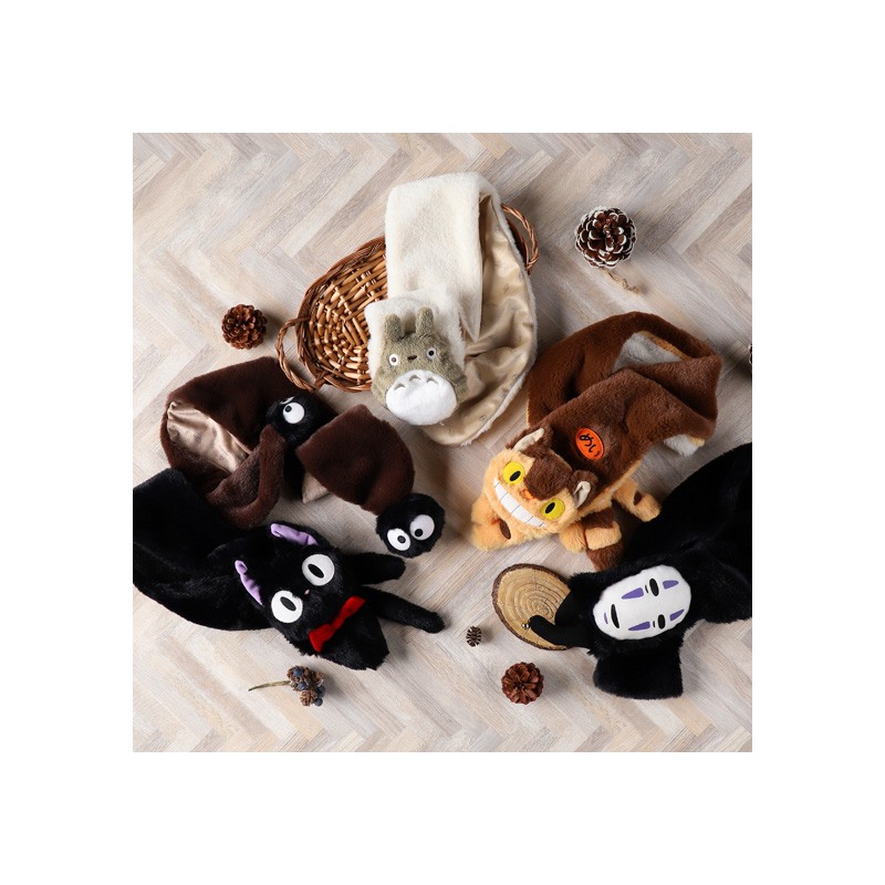 Textile - Écharpe peluche Jiji - Kiki la petite sorcière