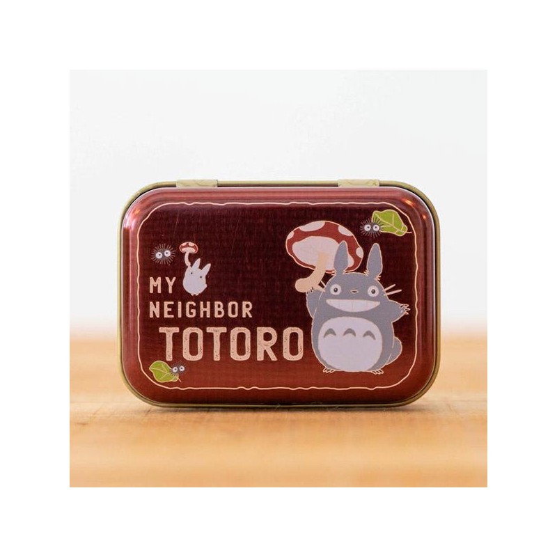Accessoires - Petite boîte métal Totoro champignon - Mon Voisin Totoro