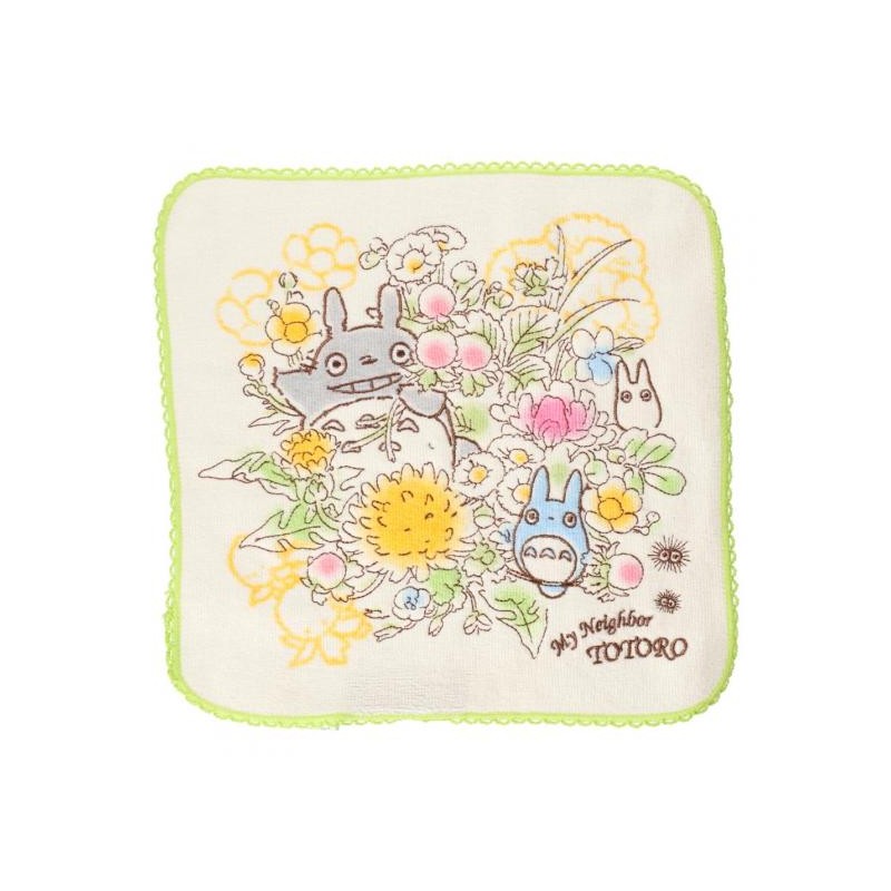 Ropa de hogar - Servilleta MinI Totoro Ramo de primavera 25X25 cm - Mon Voisin Toto
