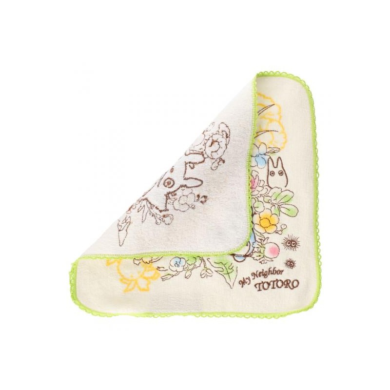 Ropa de hogar - Servilleta MinI Totoro Ramo de primavera 25X25 cm - Mon Voisin Toto