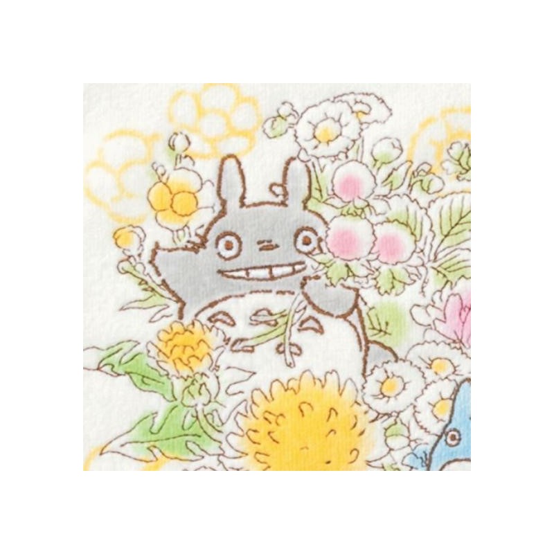 Ropa de hogar - Servilleta MinI Totoro Ramo de primavera 25X25 cm - Mon Voisin Toto