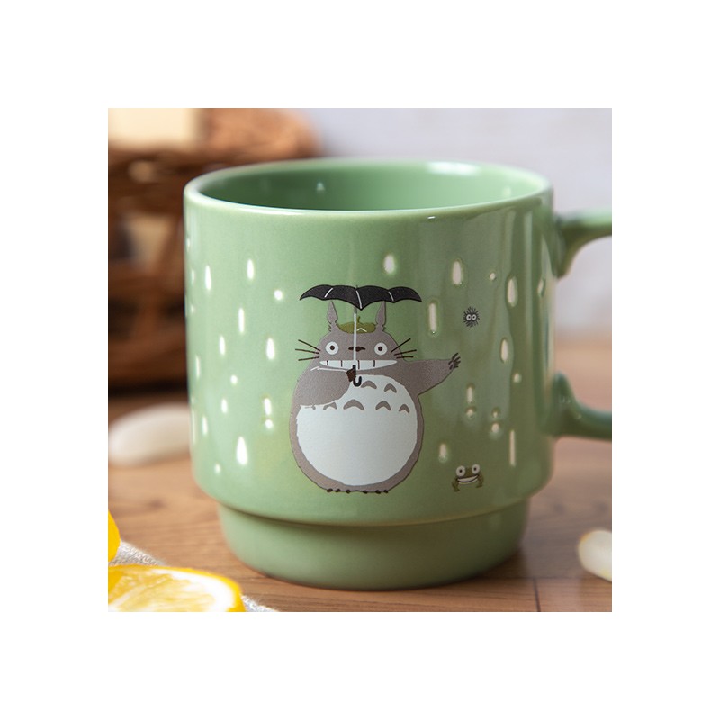 Mugs et tasses - Mug couleur gauffré Totoro Parapluie - Mon Voisin Totoro