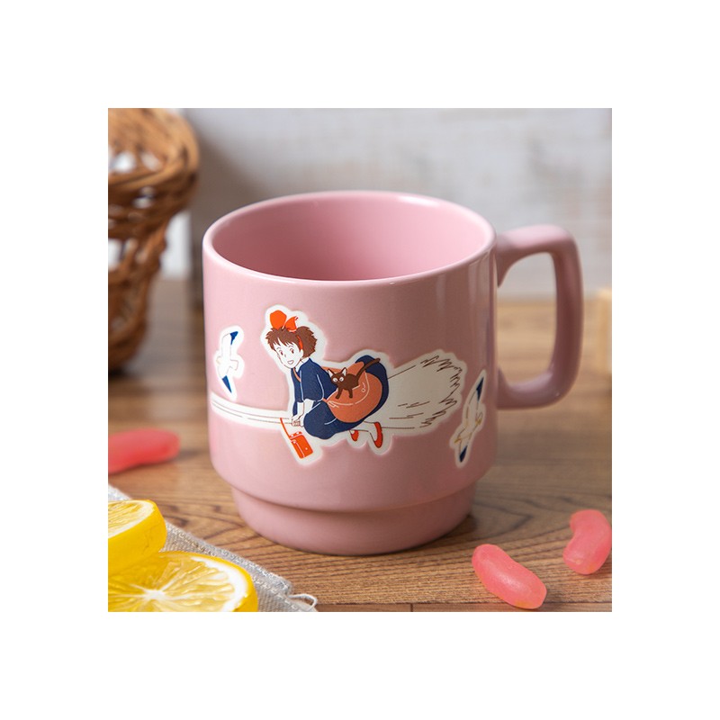 Mugs et tasses - Mug couleur gauffré Kiki vole - Kiki la petite sorcière