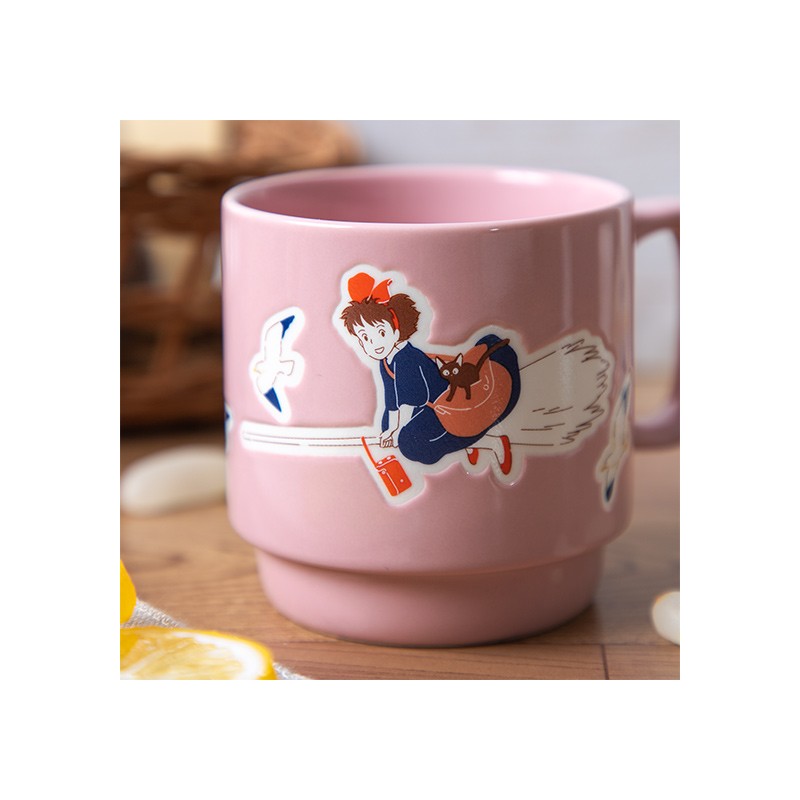 Mugs et tasses - Mug couleur gauffré Kiki vole - Kiki la petite sorcière