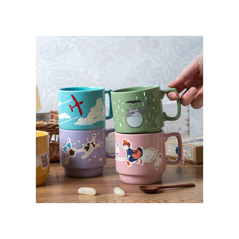 Mugs et tasses - Mug couleur gauffré Kiki vole - Kiki la petite sorcière