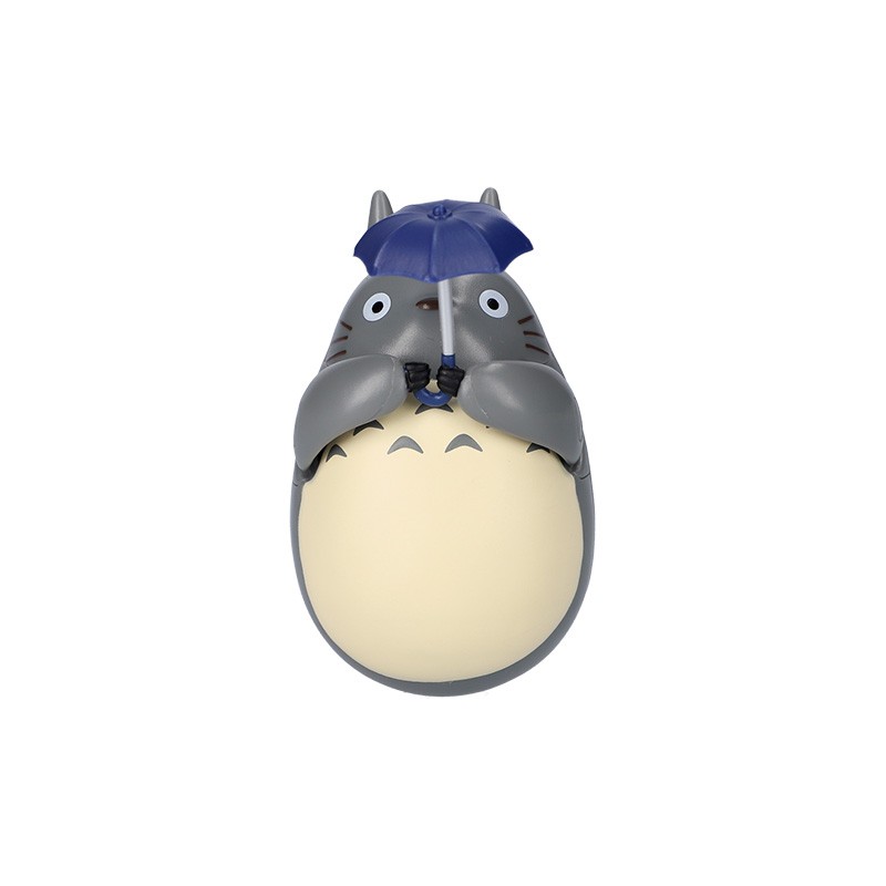 Jouets - Figurine Culbuto Totoro Gris Parapluie - Mon Voisin Totoro