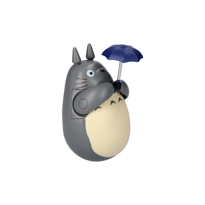 Jouets - Figurine Culbuto Totoro Gris Parapluie - Mon Voisin Totoro