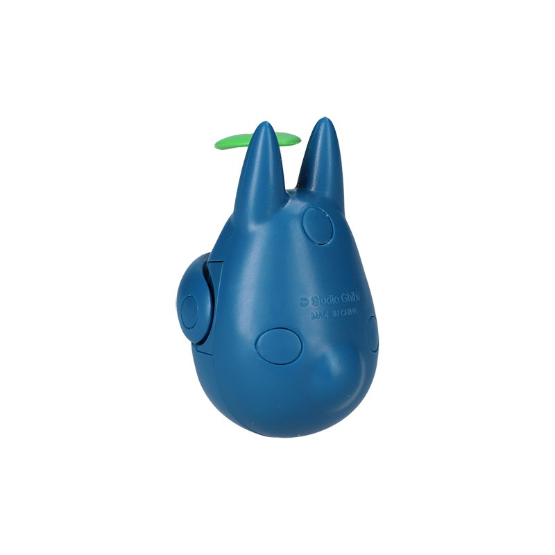 Jouets - Figurine Culbuto Totoro Bleu avec feuille - Mon Voisin Totoro