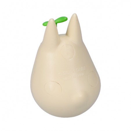 Jouets - Figurine Culbuto Totoro Blanc avec feuille - Mon Voisin Totoro