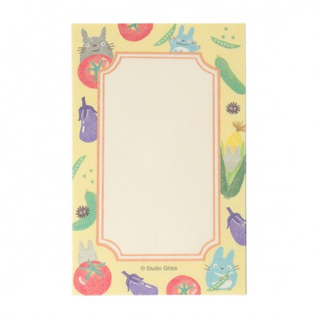 Postales y papel de cartas - Papelería para el recreo Verduras - Mi vecino Totoro