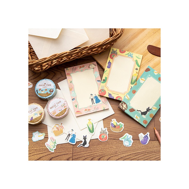 Small equipment - Sticker set Break Time Flowers - Howl's Moving Castle