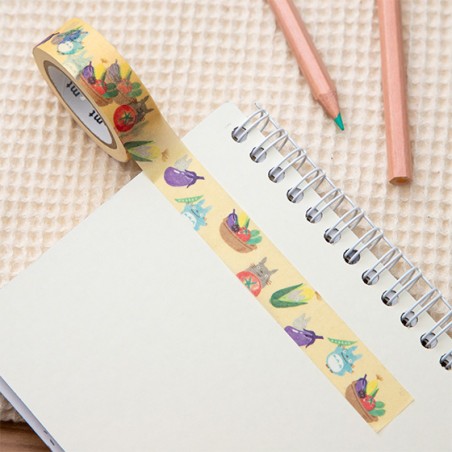 Accesorios de escritorio - Masking Tape Break Time Verduras - Mi vecino Totoro