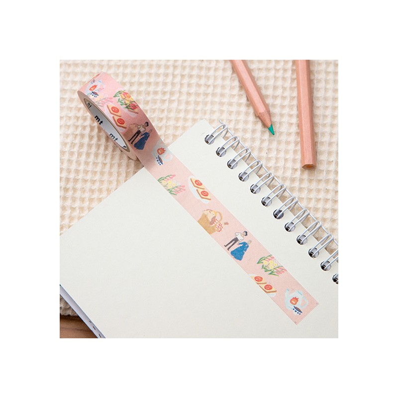 Small equipment - Masking Tape Break Time Flowers - Howl's Moving Castle