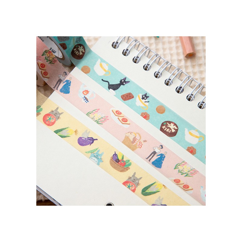 Small equipment - Masking Tape Break Time Flowers - Howl's Moving Castle